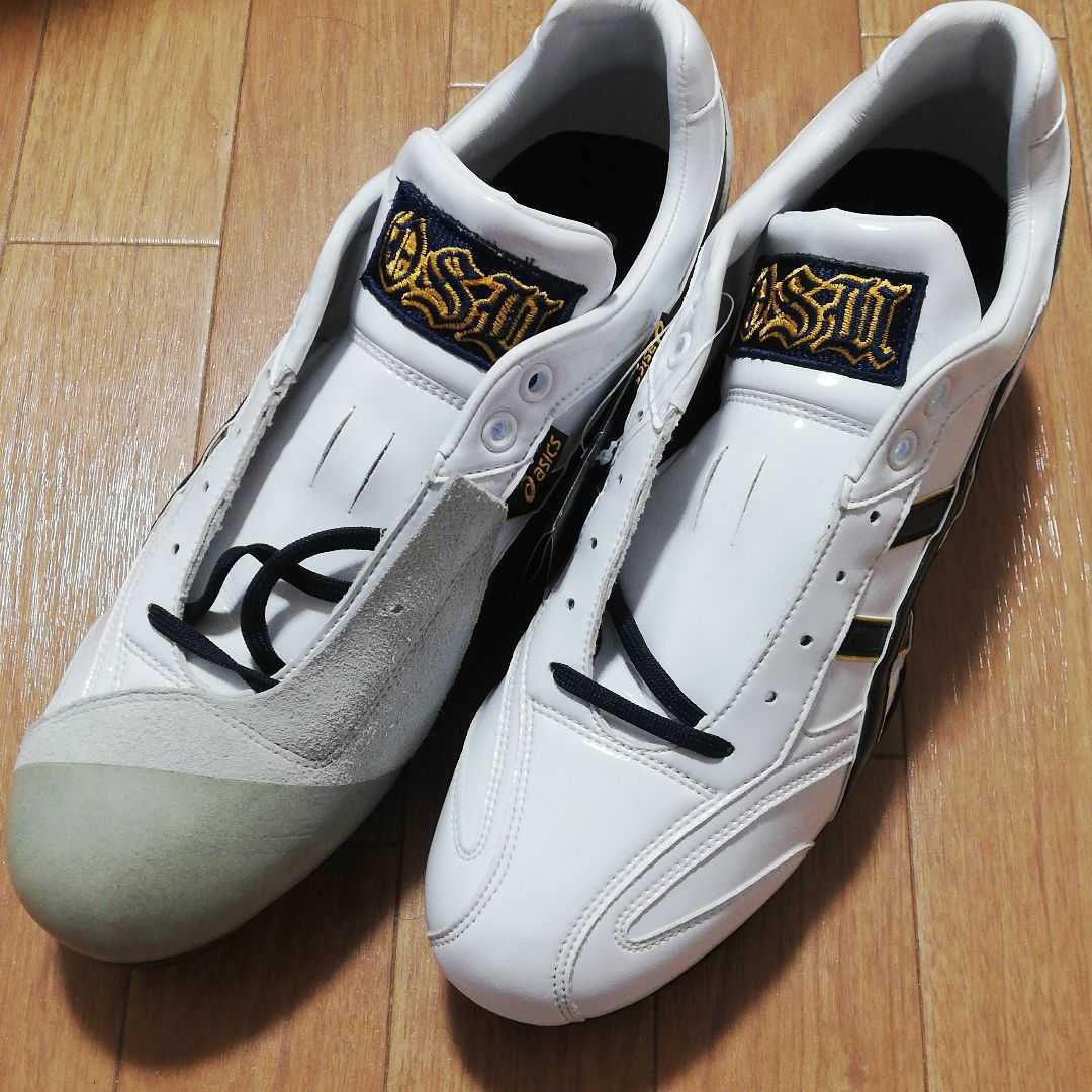 アウトドア asics 投手用スパイクの通販 by t's shop｜アシックスなら