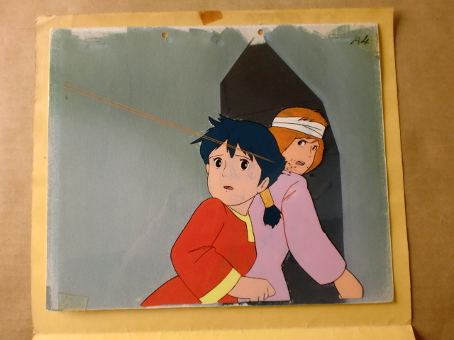 セル画 未来少年コナン ラナとシャン 宮崎駿|セル画 セル画 未来少年コナン ラナとシャン 宮崎駿|セル画