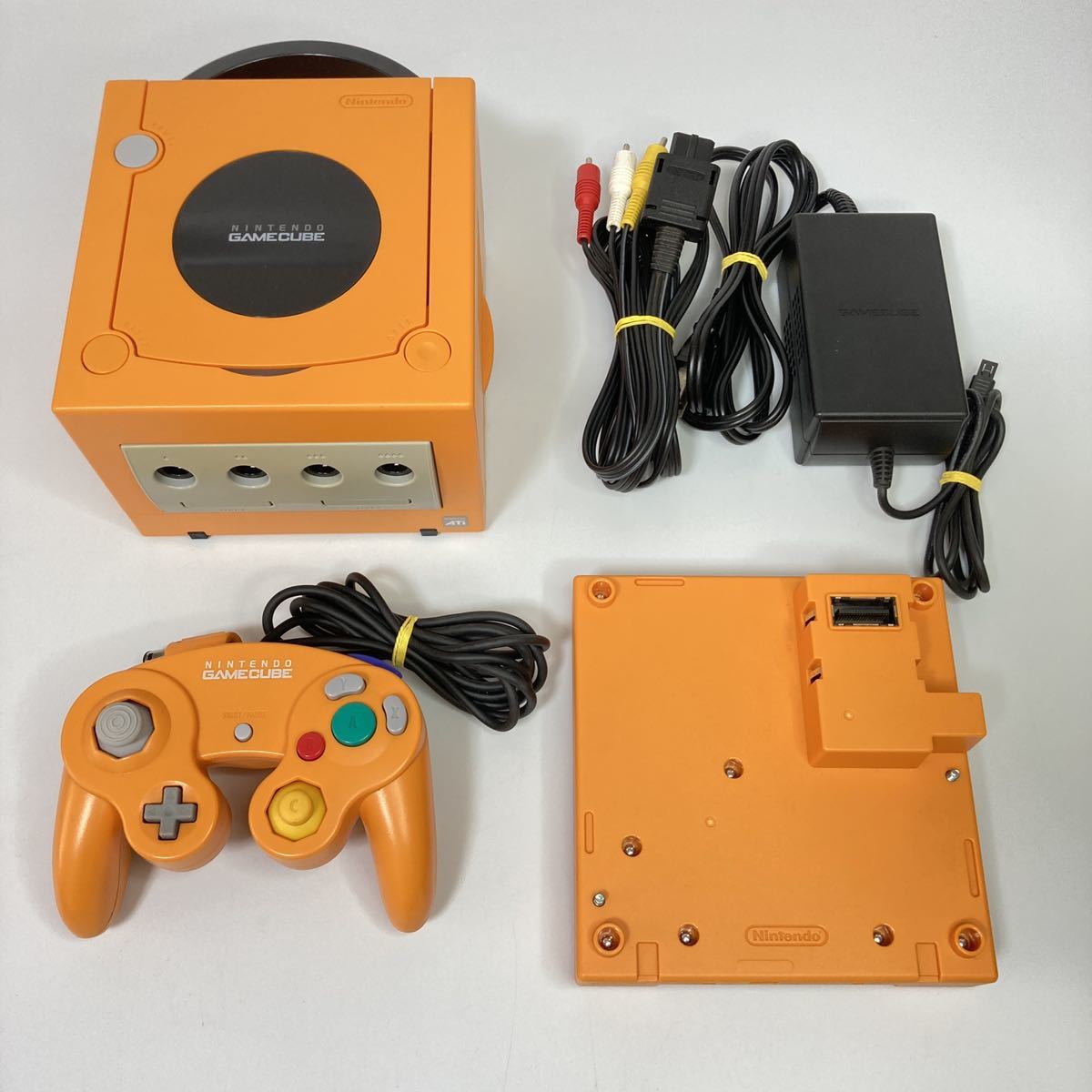 ★動作確認済★ ゲームキューブ ゲームボーイプレイヤー ニンテンドーゲームキューブ GAMECUBE オレンジ セット 本体 一式 ゲームボーイ