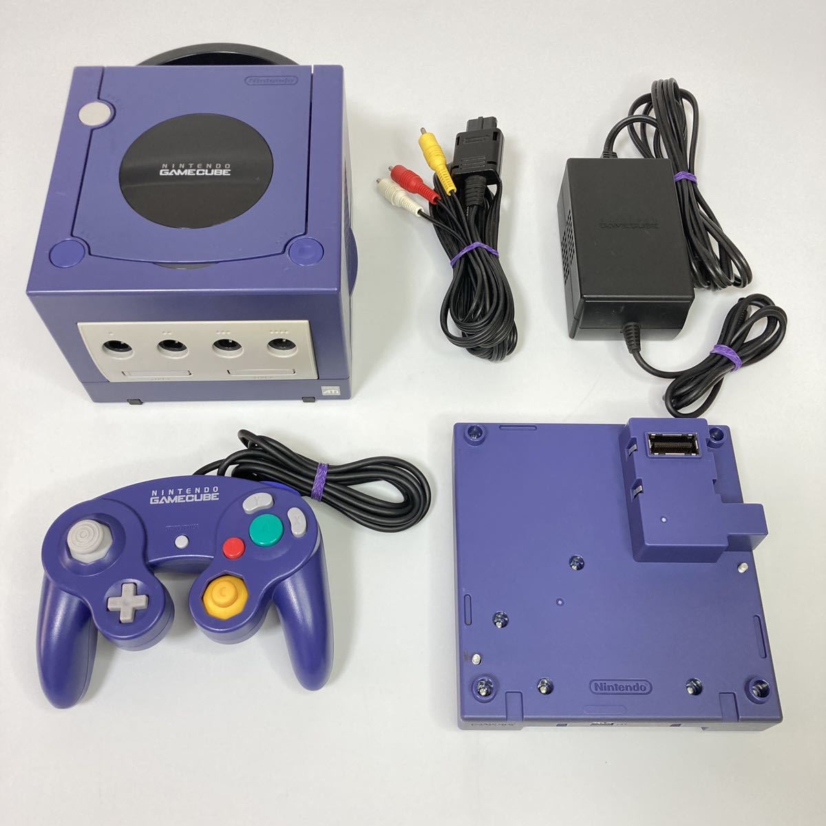 動作確認済 ゲームキューブ ゲームボーイプレイヤー ニンテンドーゲームキューブ GAMECUBE バイオレット パープル 本体 ゲームボーイ ｜PayPayフリマ