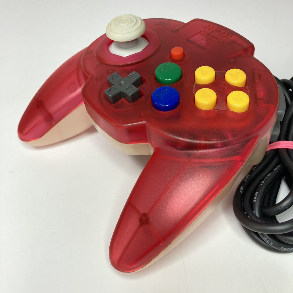 ★動作確認済み★ ホリパッドミニ クリアレッド HORI ミニ ホリパッド ミニ コントローラー ニンテンドー 64 NINTENDO64 クリア レッド 赤