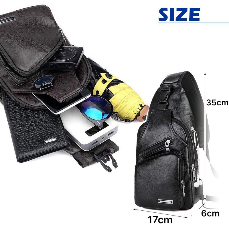 ボディバッグ USBポート ワンショルダーバッグ 斜め掛けバッグ イヤホン ワンショルダー 大容量 斜めがけ メンズボディバッグ 
