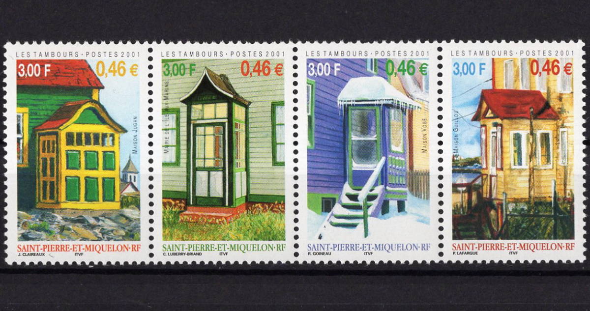 *2002 year - sun Pierre island . micro n island - [ entranceway hole ]4 kind . unused (MNH)(SC#710)*VG-721