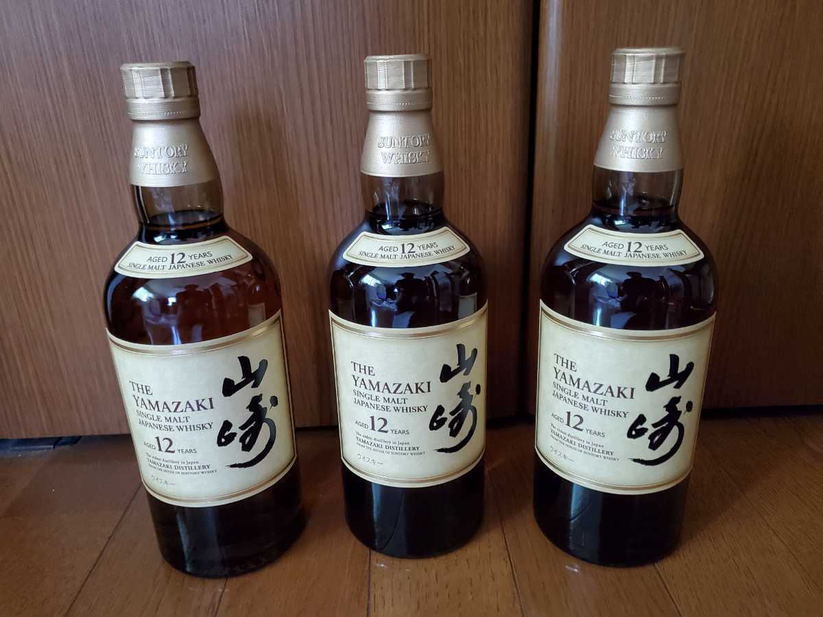 3本セット/新品/未開封【山崎 12年 700ml】即決/ウイスキー YAMAZAKI