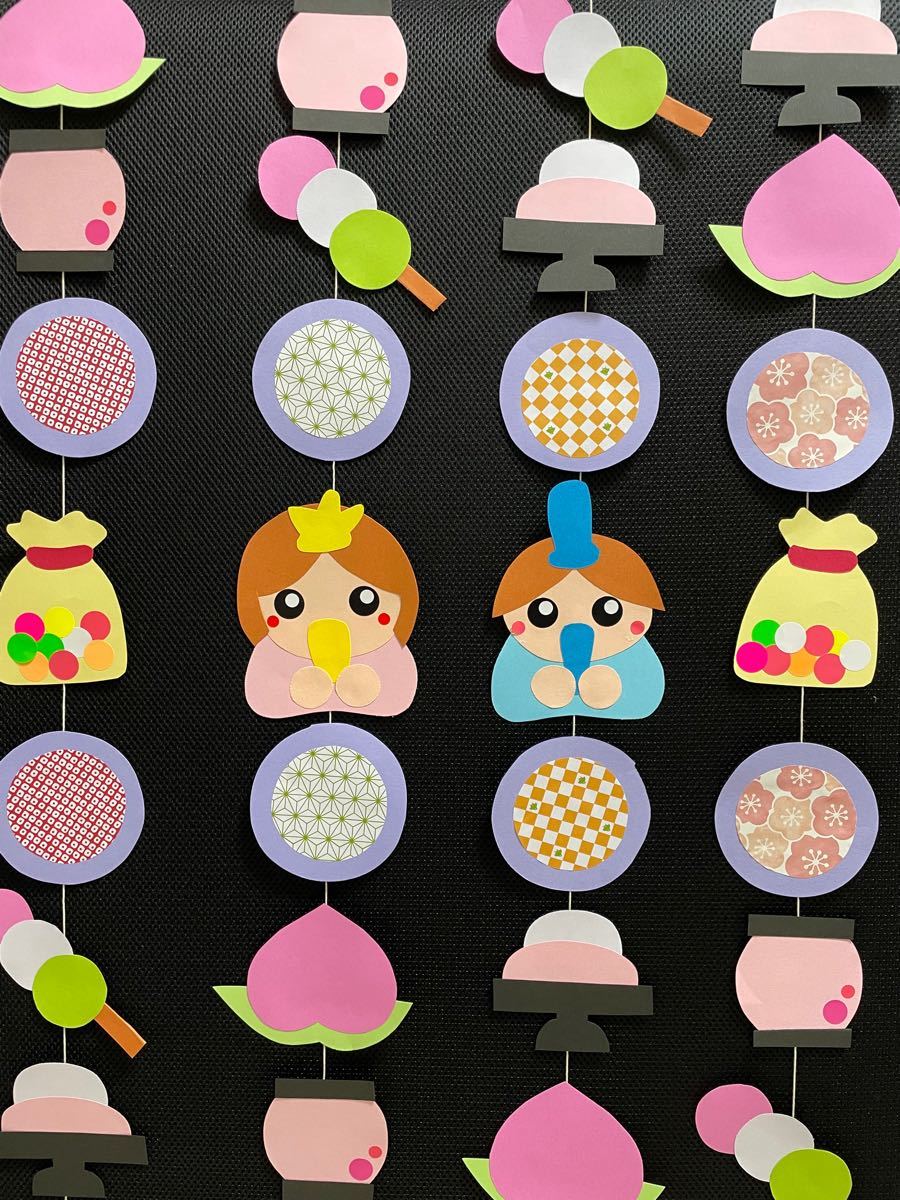 Paypayフリマ ひな祭り 3月 ガーランド 壁面 壁面飾り Paypayフリマ ひな祭り 3月 ガーランド 壁面 壁面飾り