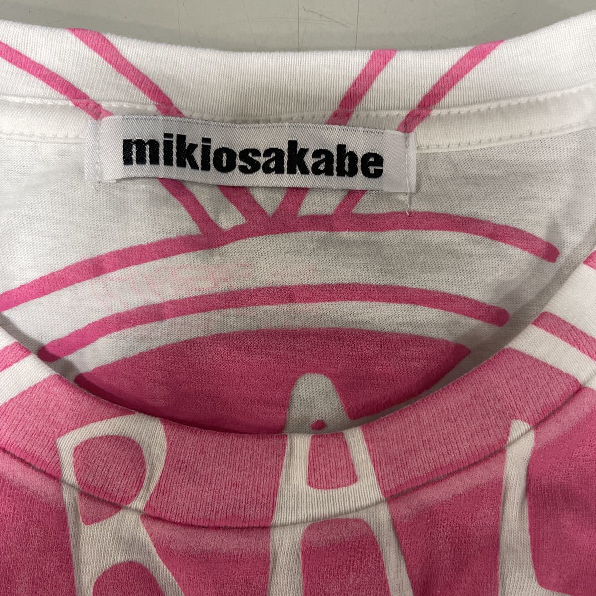 ミキオサカベ Mikiosakabe Tシャツ レディース FREE 白　ホワイト　Dr.スランプ アラレちゃん Dr.SLUMP_画像2