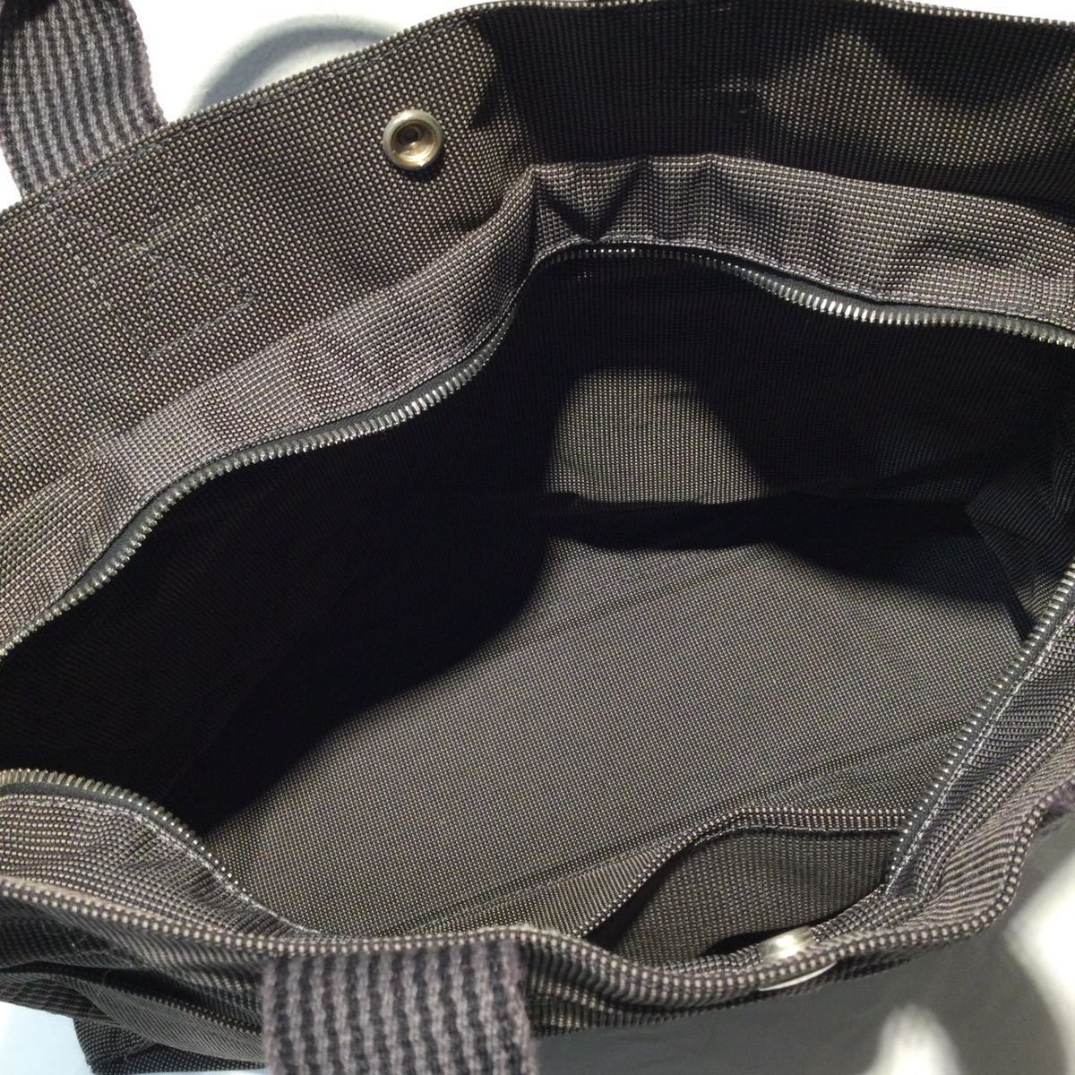 HERMES エルメス エールラインMM トートバッグ グレー 鍵付き 540548