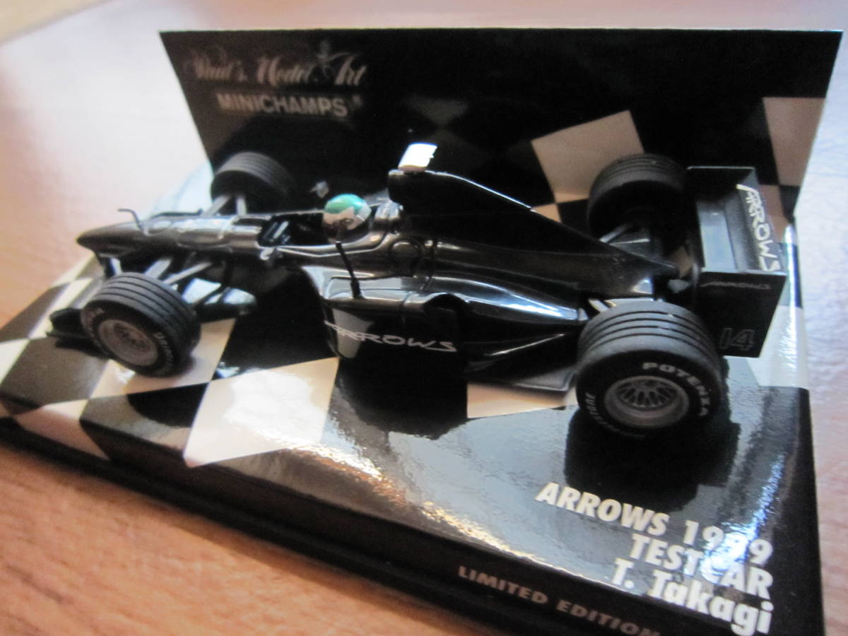 1/43 ARROWS 1999 TESTCAR ミニチャンプス 430990184 アローズ 1999 テストカー 高木虎之介 1999#14_画像6