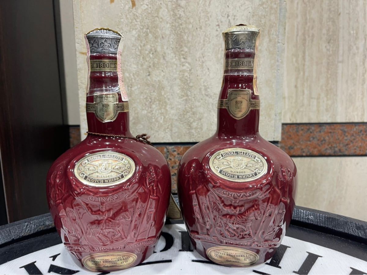 2本セット】ROYAL SALUTE 21 1801 シーバス スコッチ ウィスキー 2本セット】ROYAL SALUTE 21 1801 シーバス スコッチ ウィスキー