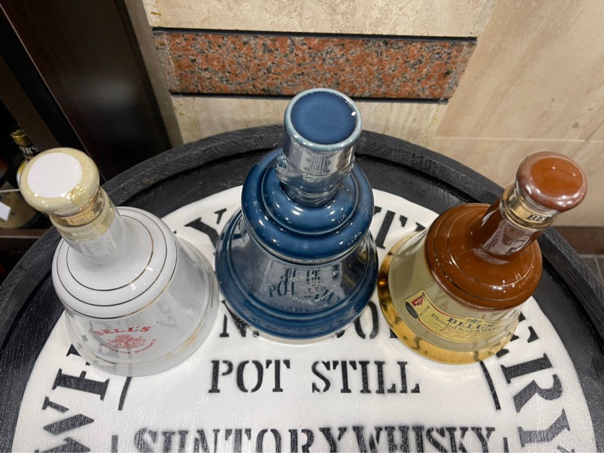3本セット】 BELL'S ベル スコッチウイスキー 陶器ボトル 古酒 3本セット】 BELL'S ベル スコッチウイスキー 陶器ボトル 古酒