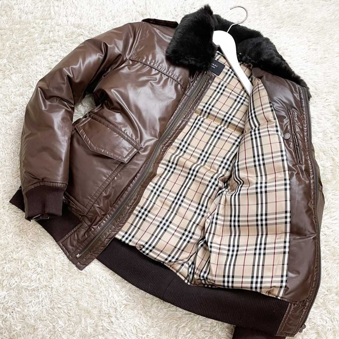 極美品・Lサイズ バーバリーブラックレーベル『贅沢な休日』BURBERRY