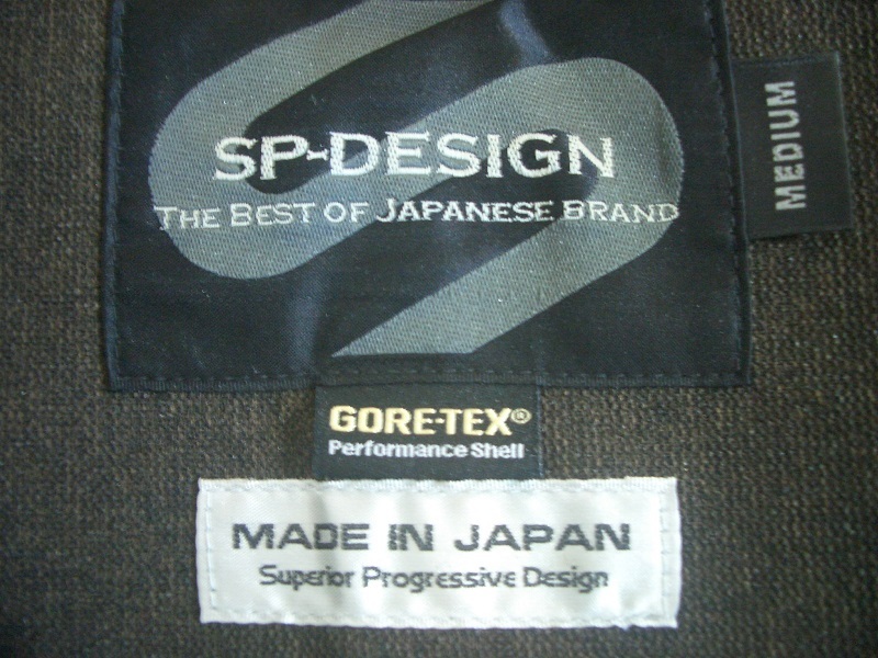 送料込 SP-DESIGN エスピーデザイン 上下セット Mサイズ USED GORE-TEX ゴアテックス 送料無料_画像7