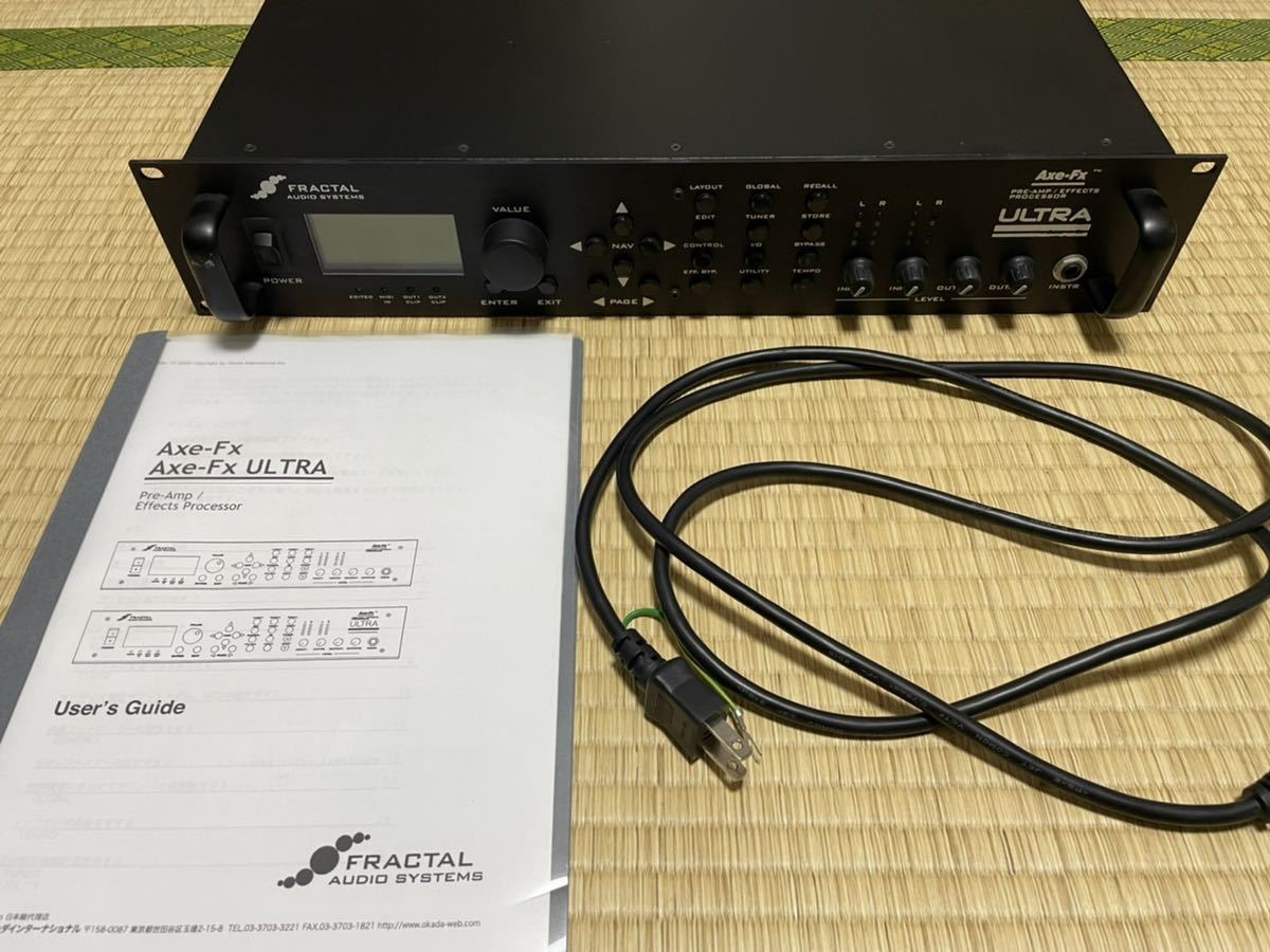 Yahoo!オークション FRACTAL AUDIO AxeFx ULTRA アンプシミュレータ...