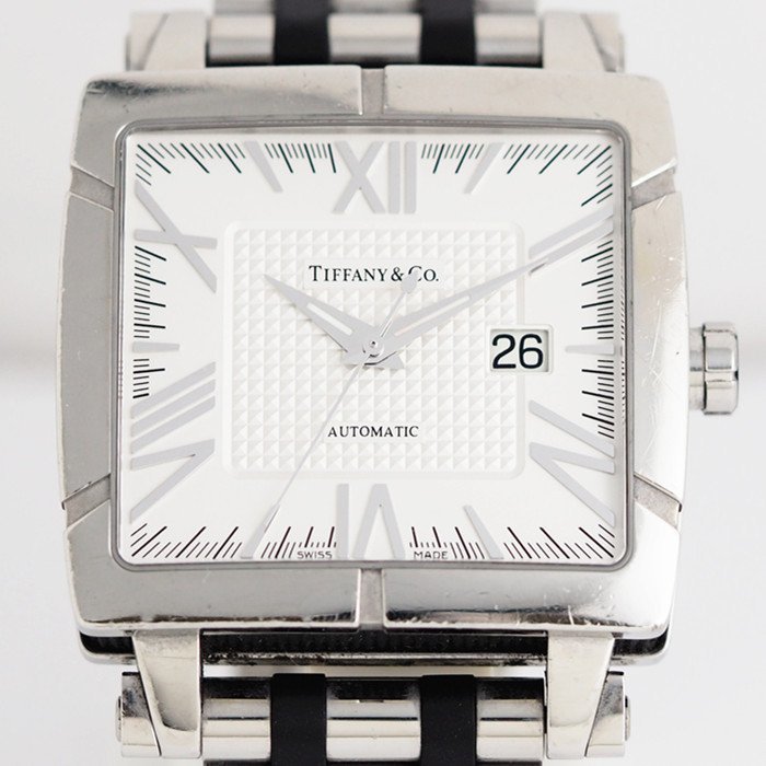 動作OK】TIFFANY&Co ティファニー アトラス 腕時計 スクエア-