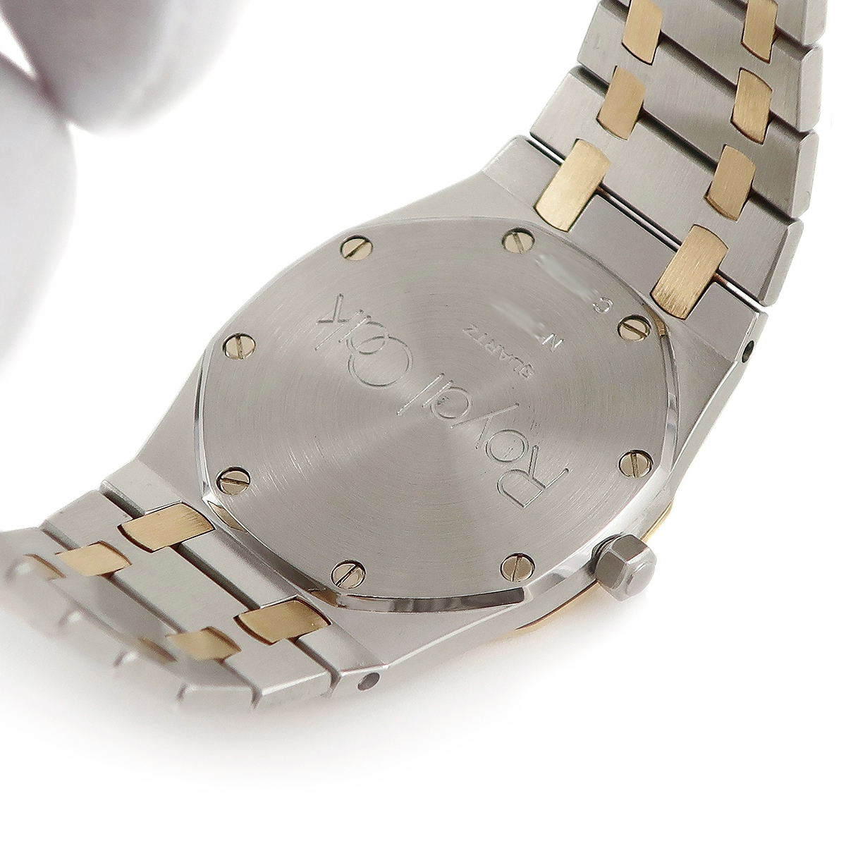 【3年保証】 オーデマピゲ ロイヤルオーク SA6303/789 K18YG×SS製 グランドタペストリー グレー クオーツ レディース ボーイズ 腕時計_画像2