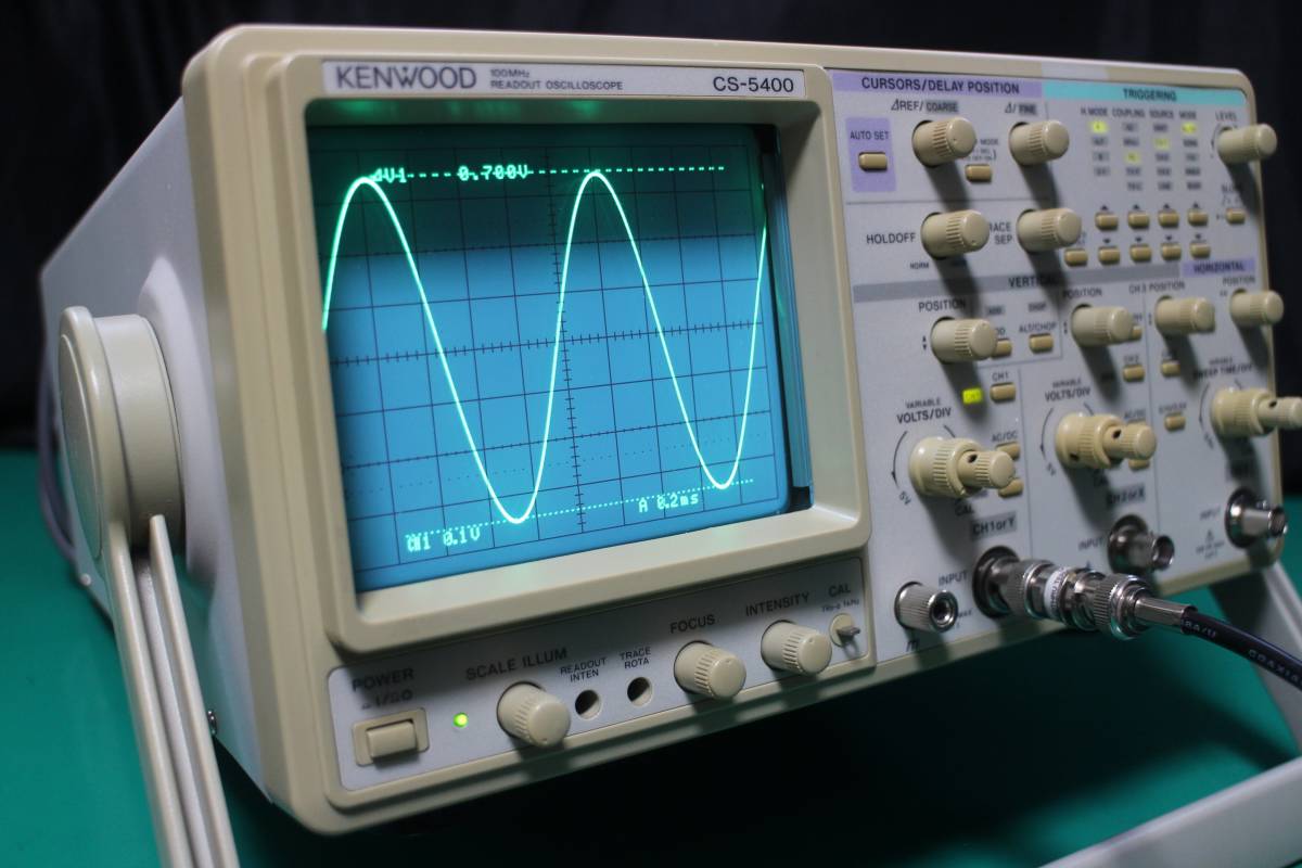 Yahoo!オークション - KENWOOD CS 5400 100MHz アナログ Yahoo!オークション - KENWOOD CS 5400 100MHz アナログ