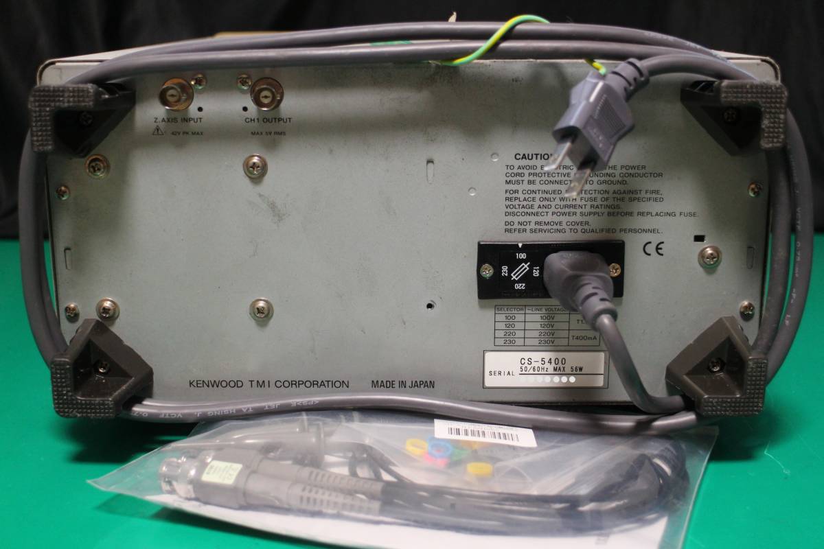 Yahoo!オークション - KENWOOD CS 5400 100MHz アナログ Yahoo!オークション - KENWOOD CS 5400 100MHz アナログ
