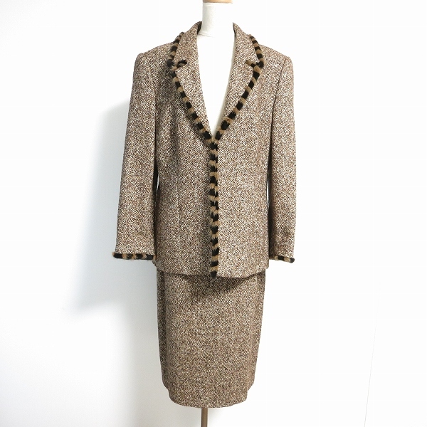 wnc エスカーダ ESCADA スカートスーツ セットアップ 42 ツーピース