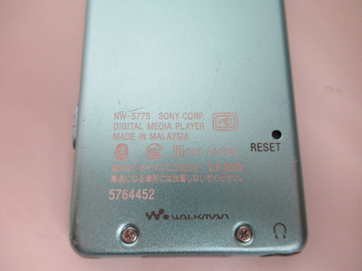 SONY WALKMAN Sシリーズ NW-S775 16GB ブルー Bluetooth_画像3
