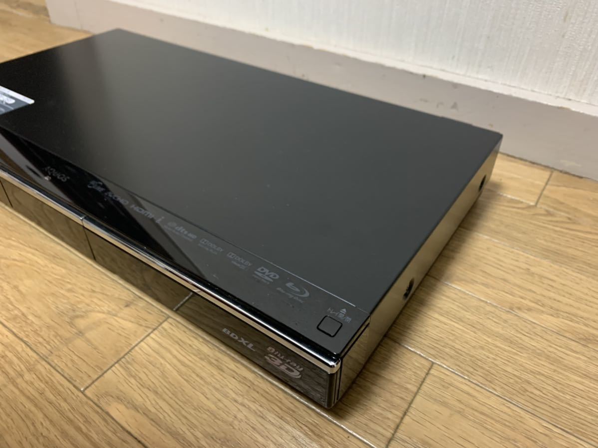 中古美品　SHARP シャープ AQUOS ブルーレイレコーダー BD-HDW75 2番組同時録画 3D対応　リモコン B-CAS 付き _画像4