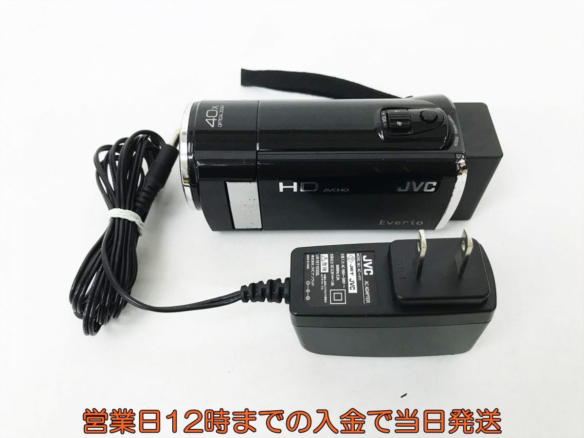 【1円】JVC ビクター デジタルビデオカメラ ブラック GZ-HM280-B 充電器/バッテリー セット 動作確認済 EC45-750jy/F3_画像1