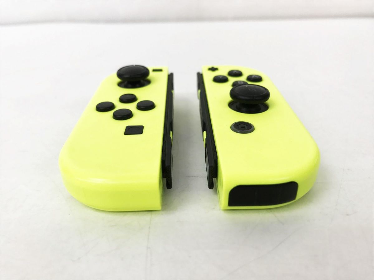 【1円】任天堂 Nintendo Switch Joy-con 左右セット L R ネオンイエロー 動作確認済 ニンテンドースイッチ EC22-674jy/F3_画像2