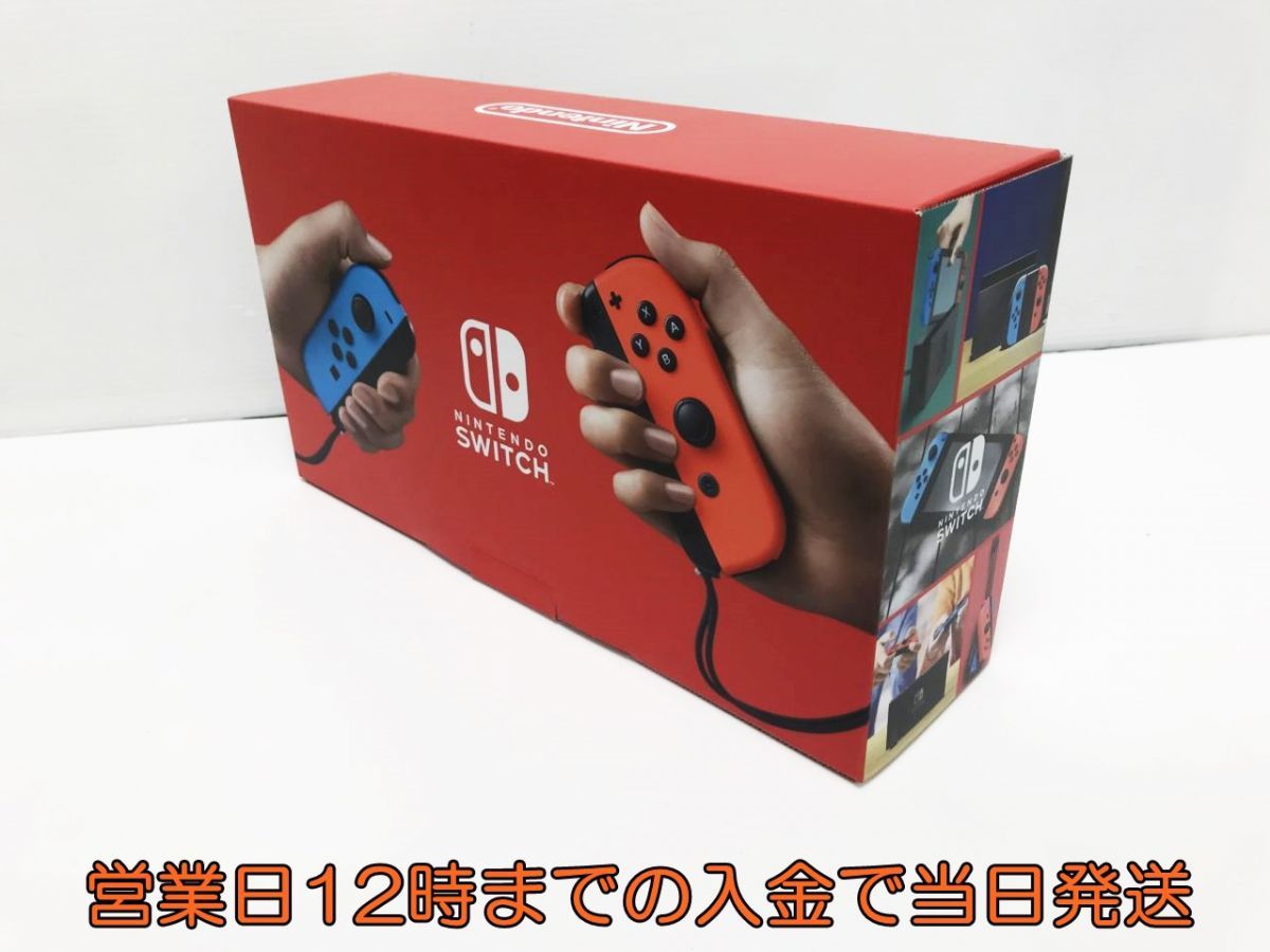新品 新型 Nintendo Switch Joy-Con(L) ネオンブルー/(R) ネオンレッド ゲーム機本体 未使用品 1A0771-032e/F4_画像3