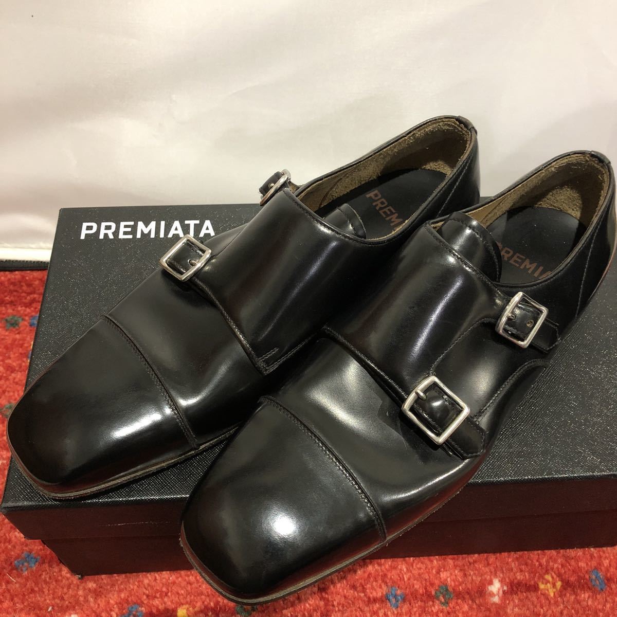 送料無料 新品未使用 【プレミアータ PREMIATA】ダブルモンク 7サイズ