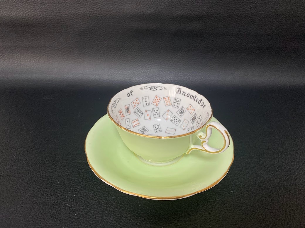 ♪♪英国 紅茶占い AYNSLEY エインズレイ フォーチュンテリング カップ