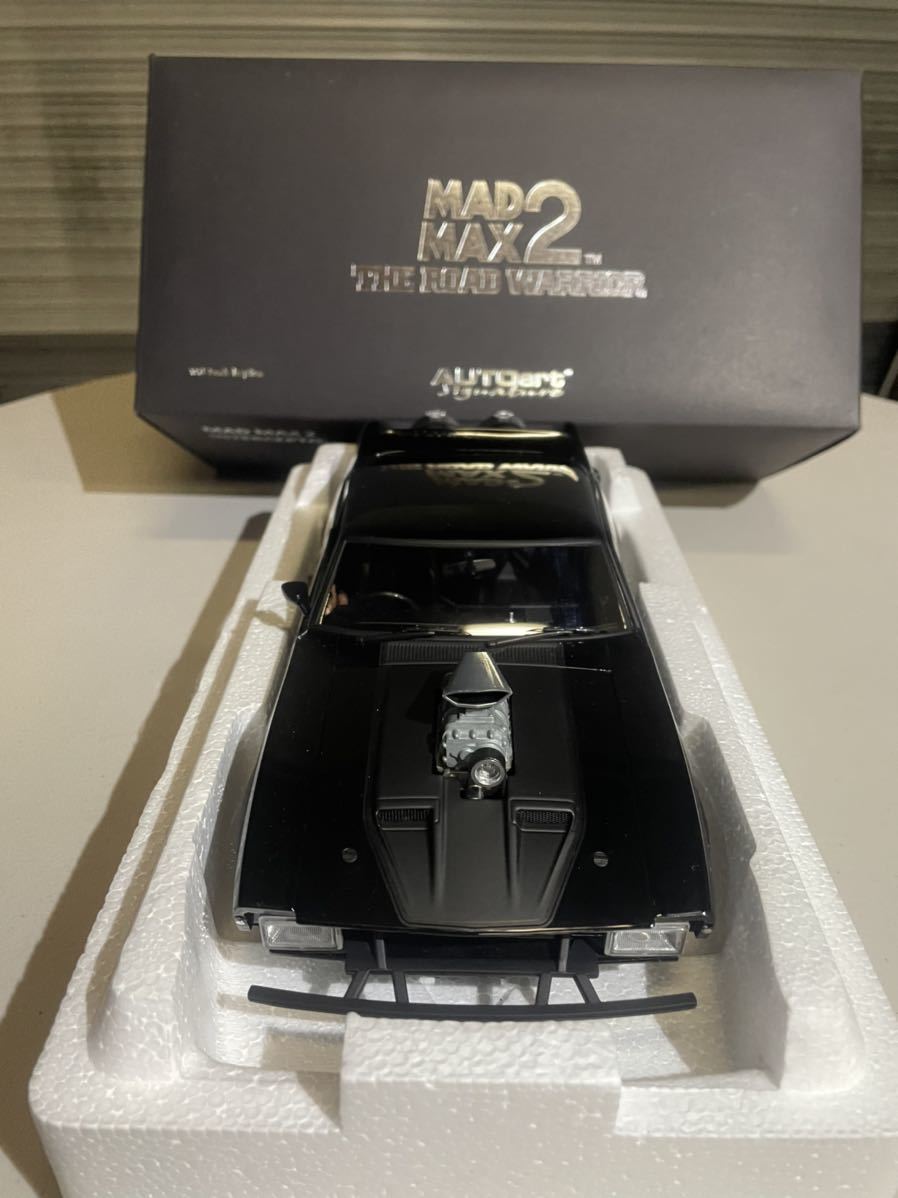 マッドマックス2ザ ロードウォーリアー インターセプター アップグレードバージョン AUTOart 1:18 ダイキャストモデルカー_画像1