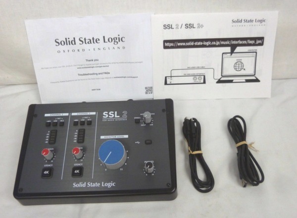 ☆☆SSL　Solid State Logic　ソリッドステートロジック　SSL 2　USB オーディオインターフェイス☆USED品_画像2