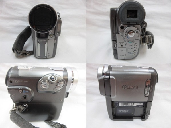 ◆◆Canon◆iVIS HDVビデオカメラ HV10 グラナイトブラック バッテリーなし◆ジャンク品 M8479_画像3