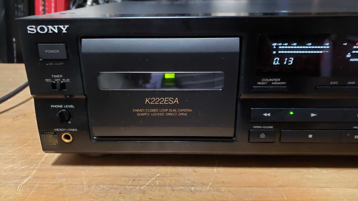 SONY カセットデッキ TC-K222ESA _画像2