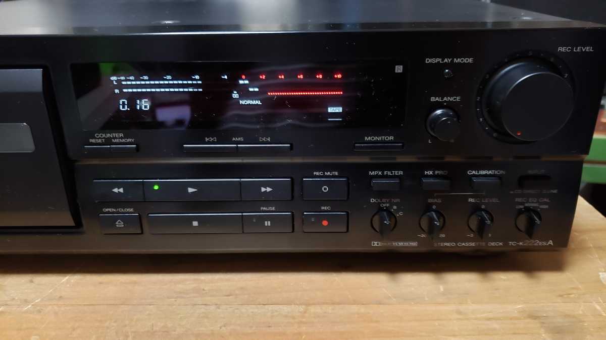 SONY カセットデッキ TC-K222ESA _画像3