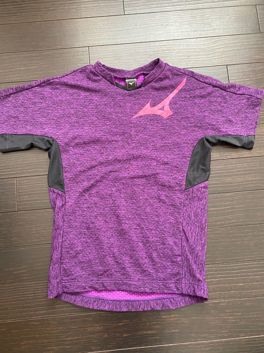 mizuno ミズノ　バレーボール　 半袖Tシャツ　裏起毛　暖かい　サイズＳ