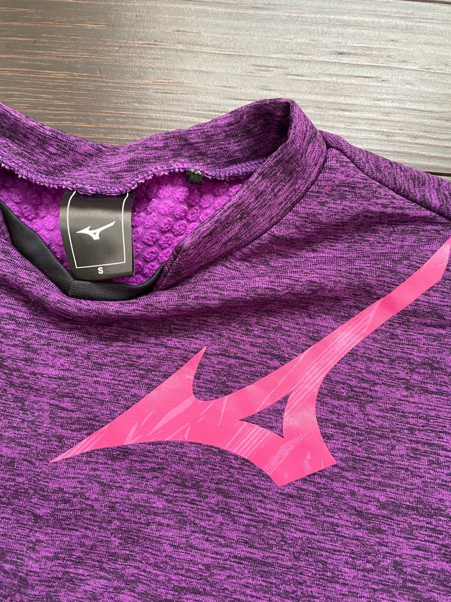 mizuno ミズノ　バレーボール　 半袖Tシャツ　裏起毛　暖かい　サイズＳ