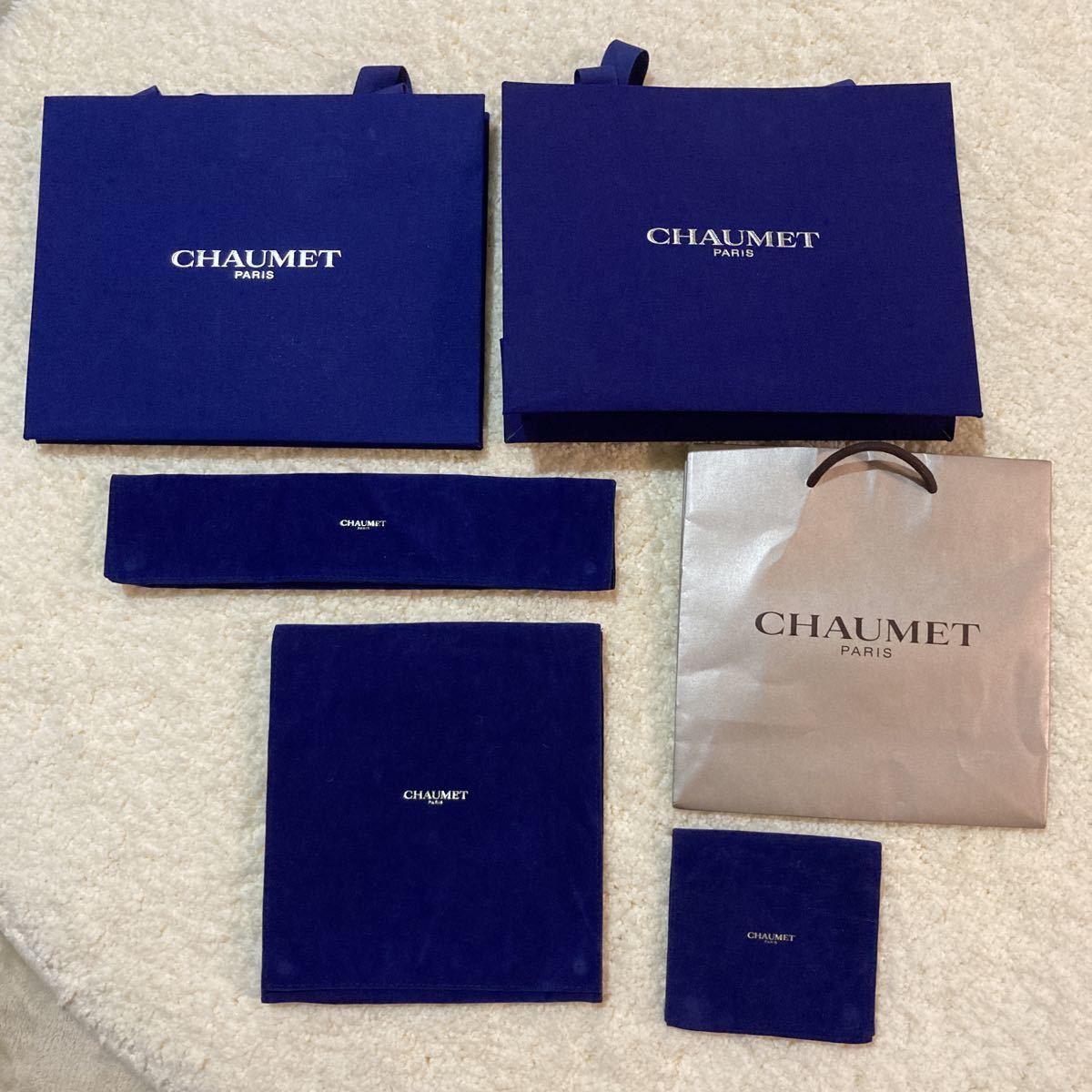 ショーメ　CHAUMET アクセサリー　保存袋　ケース　ポーチ　ショップ袋　ネックレス　指輪　ブレスレット　付属品_画像1