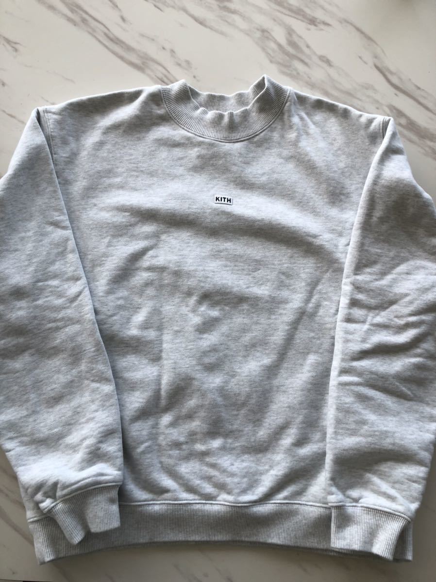 特価 KITH モックネック スウェット ボックスロゴ econet.bi