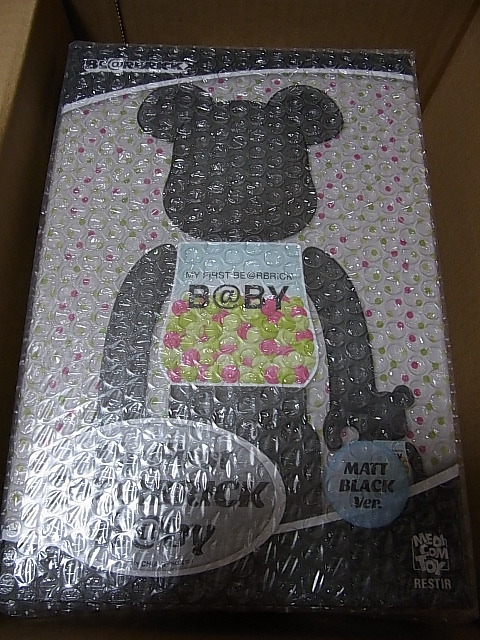 RESTIR リステア MEDICOM TOY メディコムトイ MY FIRST BE@RBRICK B@BY MATT BLACK Ver. 100% & 400% 千秋 ベアブリック_画像1