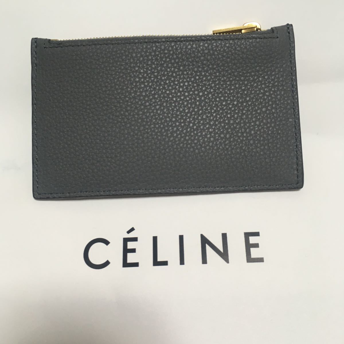 CELINE セリーヌ コインケース  celine コール コンパクトジップドカードケース　新品　フィービー オールドセリーヌ 