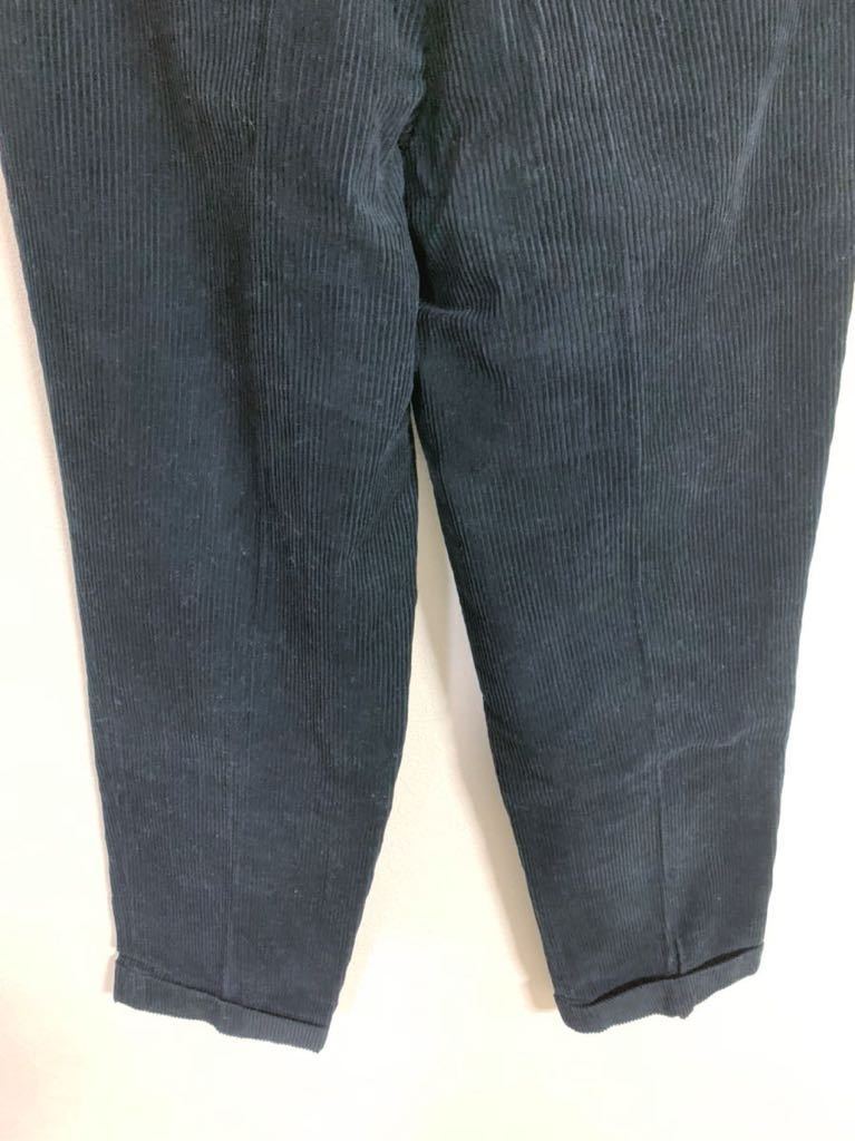 【美品】あ8 BANANA REPUBLIC バナナ・リパブリック コーディロイパンツ 黒 ブラック 綿100% メンズ size 30R クリーニング済み シンプル_画像7