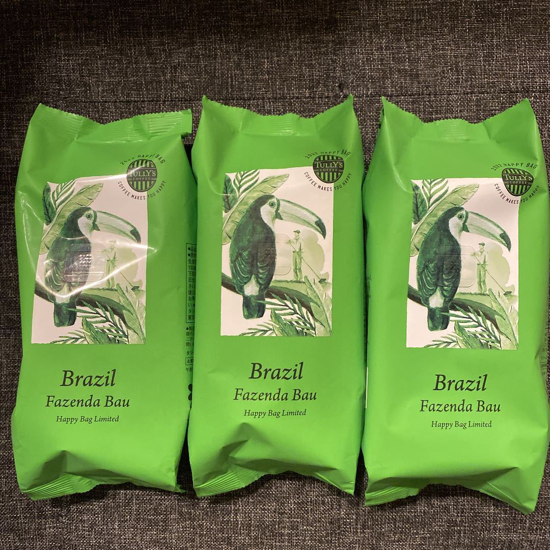タリーズコーヒー　コーヒー　粉　 コーヒー豆　ブラジル　ファゼンダ　バウ（150g／粉） × 3袋