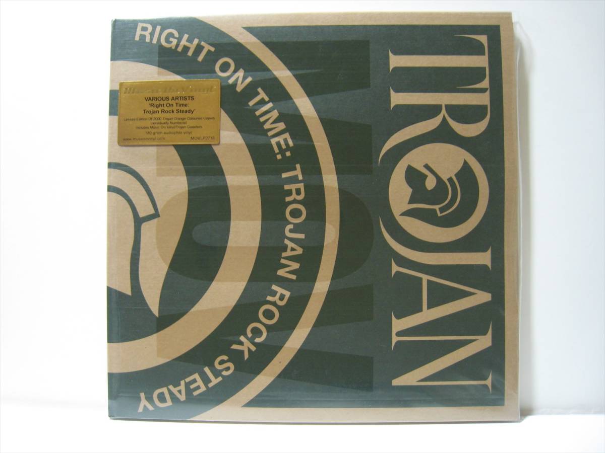 【LP】 V.A. (THE MAYTALS 他) / ★新品未開封 180g盤★ RIGHT ON TIME : TROJAN ROCK STEADY EU盤 2枚組 2000枚限定盤