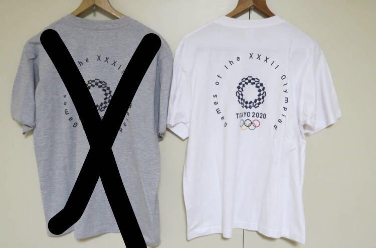 即決 送料無料 新品　東京オリンピック 2020 オリンピック 公式　Tシャツ 白2枚セット サイズＳ_画像2