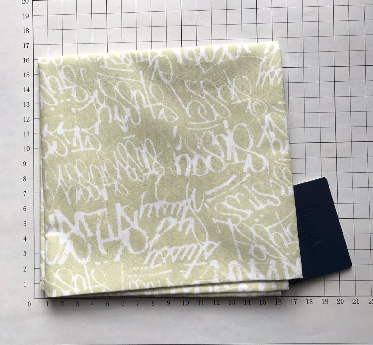 stussy NY Rare Tag Handkerchief MADE IN USA 100% cotton ステューシー NY レア タグ ハンカチーフ アメリカ製 100%綿 新品未使用_画像2