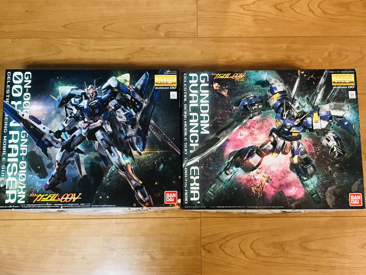 PB限定 MG 1/100 ダブルオーザンライザー アヴァランチエクシアダッシュ 2点セット 未開封 ガンダム_画像1