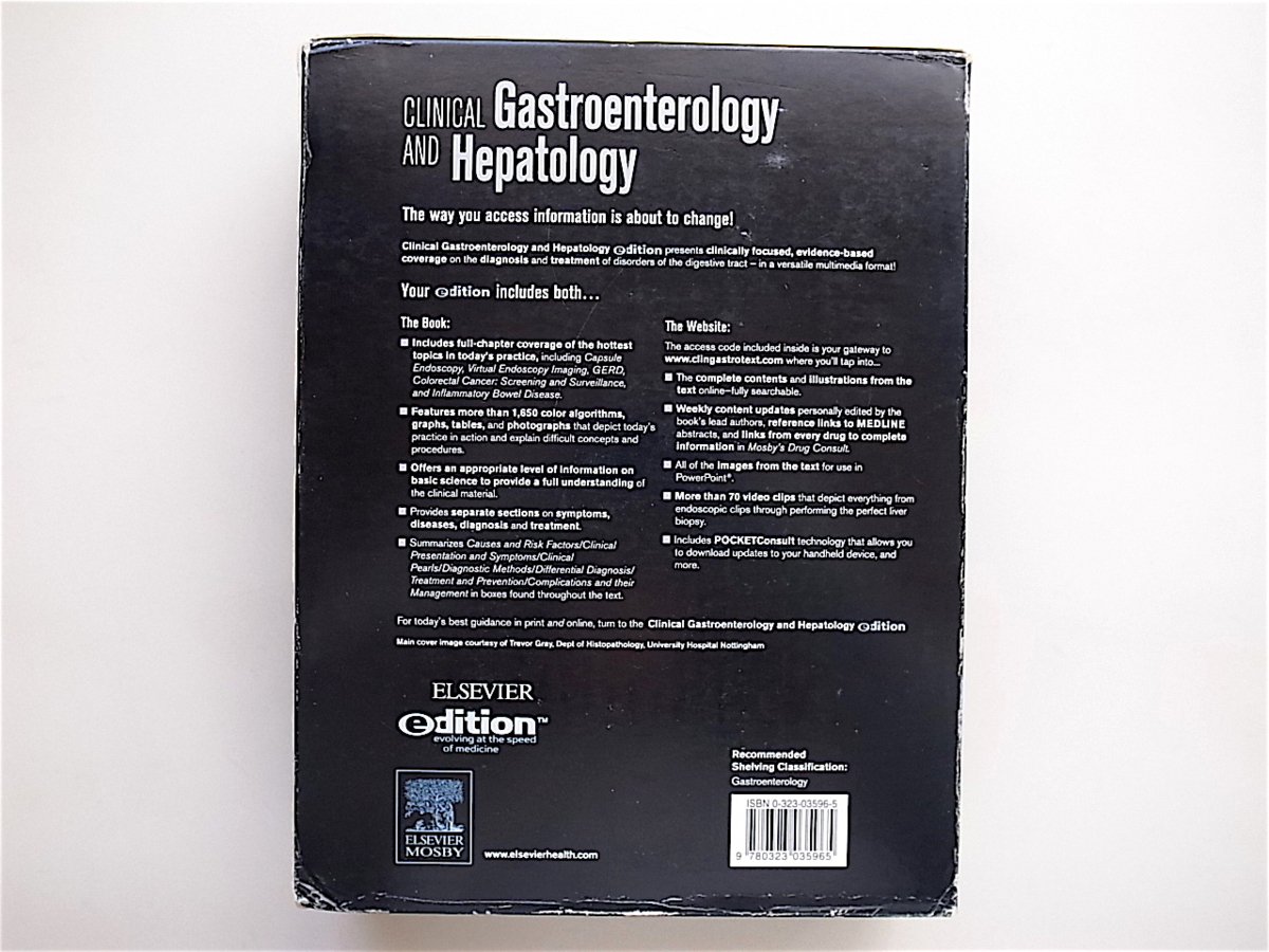 1903 Clinical Gastroenterology and Hepatology e-dition: Text with Continually Updated Online Reference (英語版) - 医学一般 1903 Clinical Gastroenterology and Hepatology e-dition: Text with Continually Updated Online Reference (英語版) - 医学一般