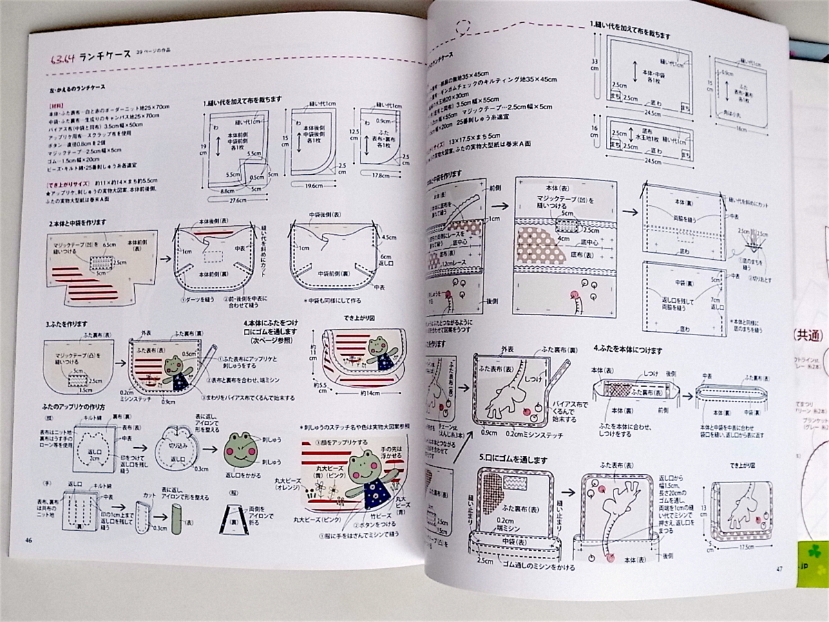 1811　みんなの通園通学グッズ　作り方は写真とイラストでわかりやすく　　日本ヴォーグ社_画像2