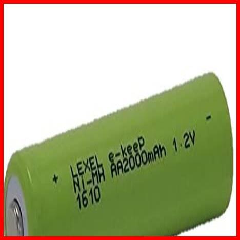 LEXEL 充電式ニッケル水素電池 単3形 4本パック(最小容量1900mAh 約1000回使用可能) ケース付き(色は選べません)_画像4