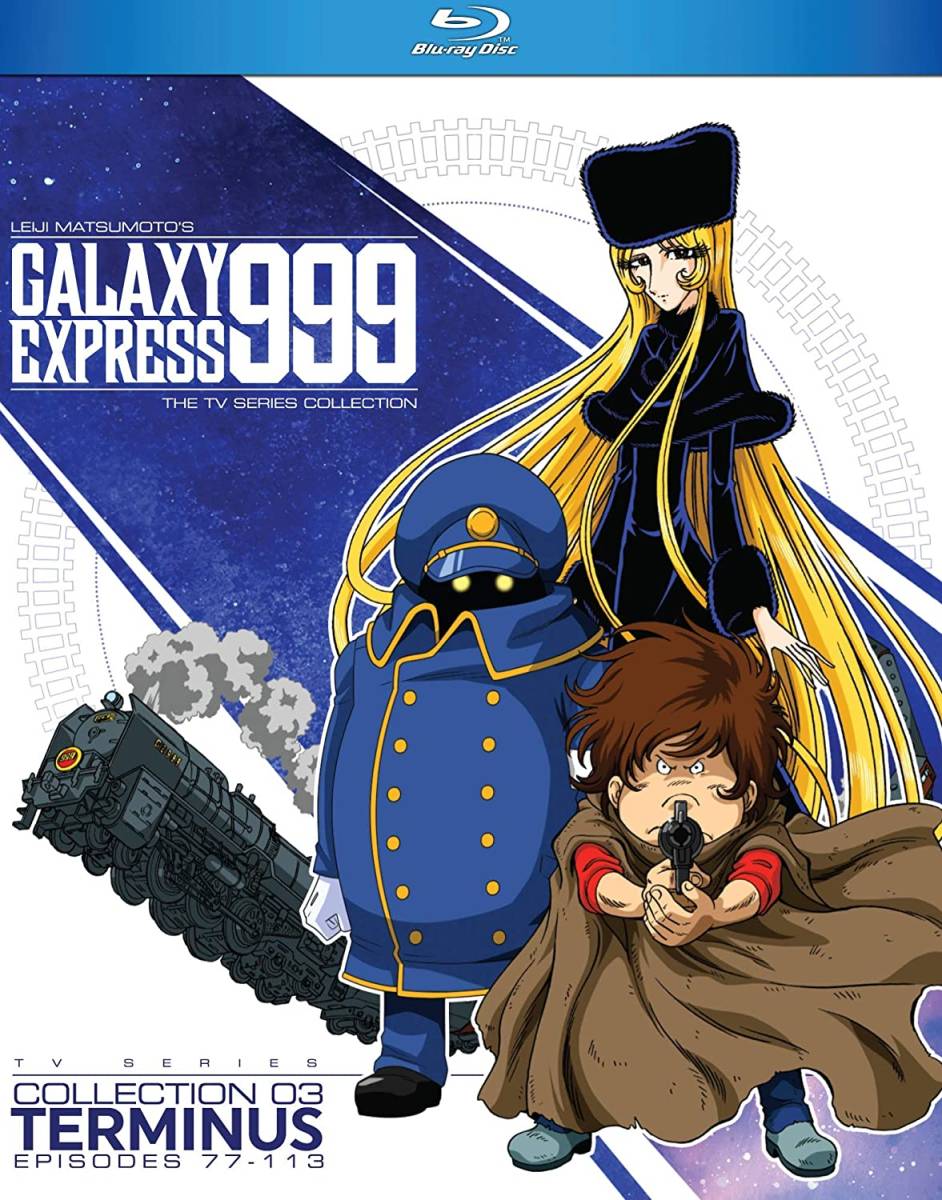 【送料込】3点セット 銀河鉄道999 TVシリーズ 1&2&3 (北米版ブルーレイ) Galaxy Express 999 TV Series Collection1&2&3 blu-ray BD